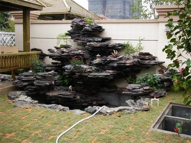 铁岭庭院鱼池过滤池改造
